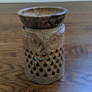 Owl shaped wax warmer + candles
